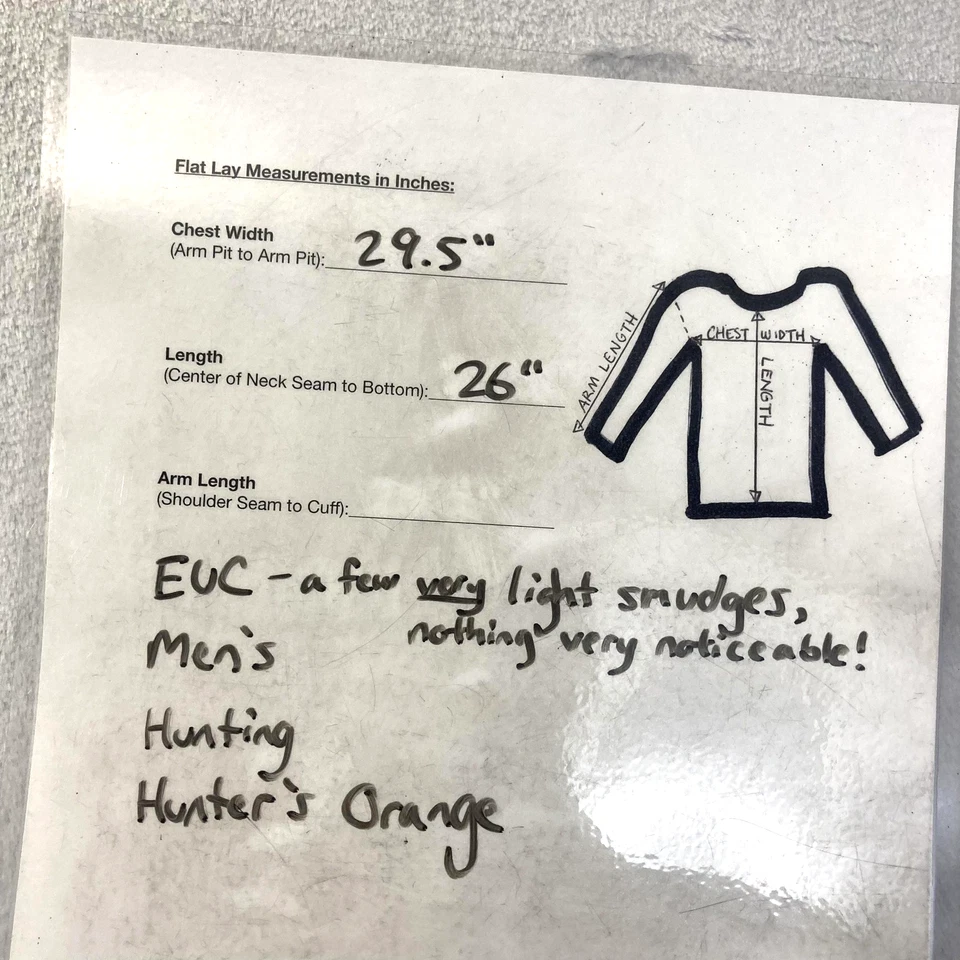 Mossy Oak Hunting Vest Mens 2XL 3XL Blaze Orange Safety Quilted Pockets Outdoors - Image 4 of 4