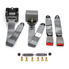 Tresvendu 2 Set 3 Punti Cintura di Sicurezza Auto Retrattile per Dodge Dakota Standard Cab