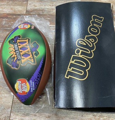 1997 Super Bowl XXXI 31 Wilson Football Baked Lays Potato Chips Broncos New