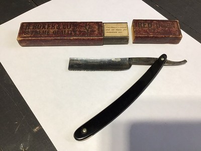 H. Boker & Co's Supreme Quality Red-Injun No. 101 Straight Razor