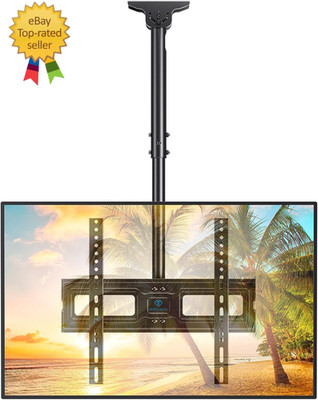 Ceiling TV Mount for 26-65 Inch Flat Screen Displays, Max VESA 400X400Mm, Hangin