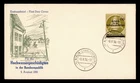 DR WHO 1956 GERMANY FDC BERLIN BELL SEMI POST OVPT M76539