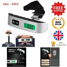 Digital Scale - Electronic Suitcase Weight Balance for Travel - 50kg Max