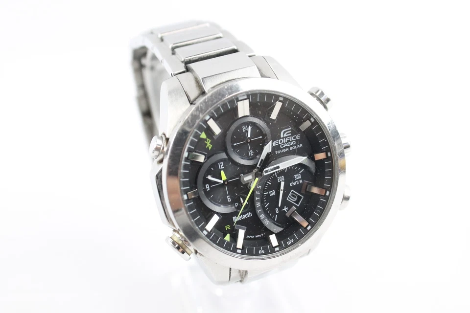 Casio Edifice Bluetooth Tough Solar Sports Watch Ref EQB-500 Quartz Working
