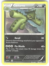 Cacturne 88/162 Uncommon BREAKthrough Pokemon Moderately Played