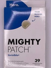 Mighty Patch Invisible Hydrocolloid Acne Pimple Patches - 39 Count