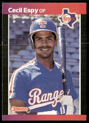 Cecil Espy 1989 Donruss 292 base Baseball LP