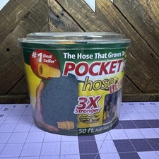 Pocket Hose Ultra Lightweight Expanding Hose 50 ft New Sealed Read
