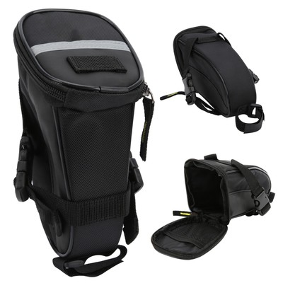 8in 600D Oxford Stoff Fahrrad Tail Bag Sitztasche Reflektierende Rücksitz Sa TYN