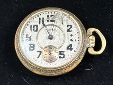 1890 Waltham 1 Model 1883 18s 7J Base Metal Case Pocket Watch Working 4415017