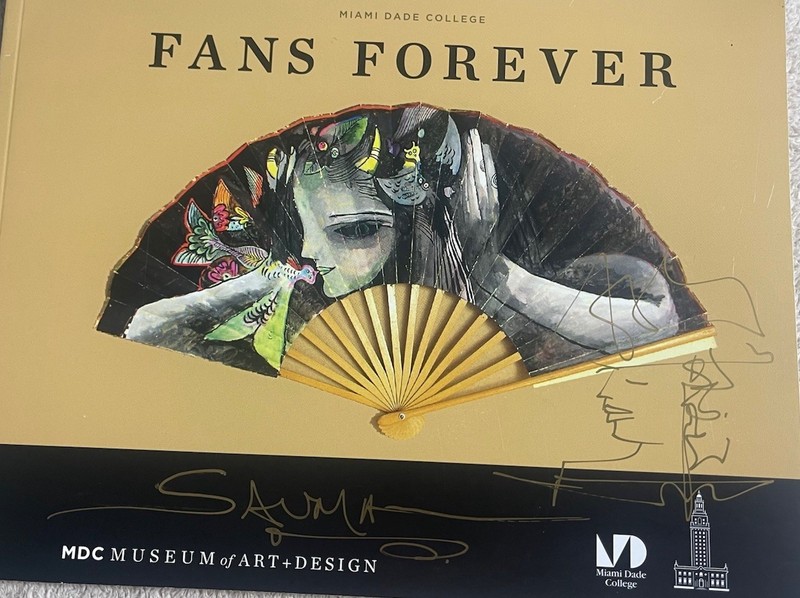 Sauma/Naranjo Cuban Art Book Signed And Original Artwork On Cover One Of A Kind