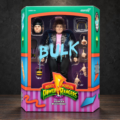 Super7 Mighty Morphin Power Rangers Ultimates Bulk Bulkmeier 7in Figure MMPR