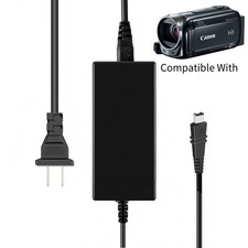 AC Power Adapter for Canon VIXIA HF R50 R52 Video Camcorder
