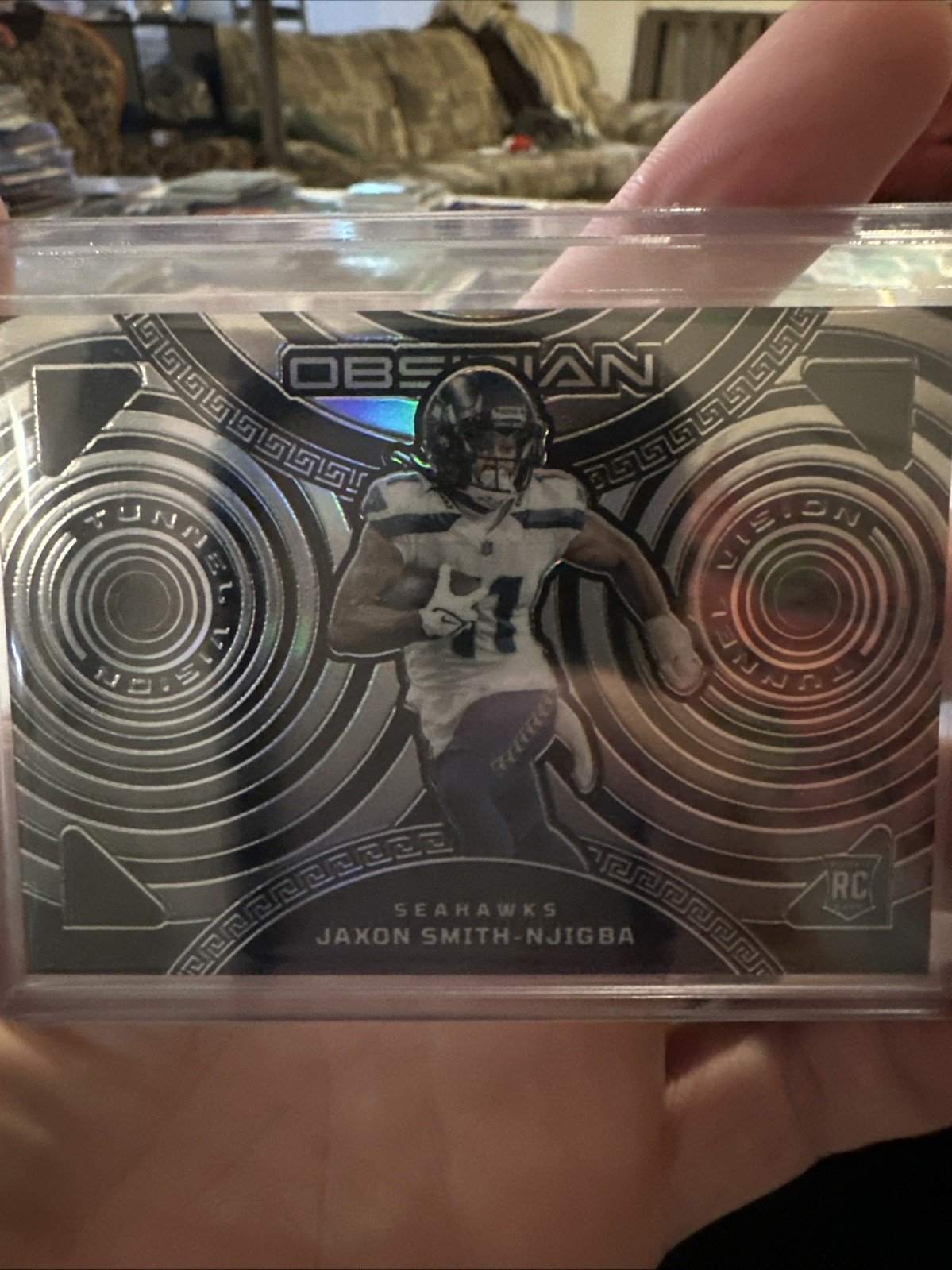 2023 Panini Obsidian - Tunnel Vision Jaxon Smith-Njigba #8 116/135 (RC)