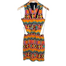 Lovers Friends Got A Body Scuba Neoprene Cutout Mini Dress S Small Bodycon