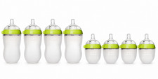 New Comotomo Baby Bottle Set, Green - 5oz  8oz 8 Pack 