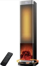 Space Heaters for Indoor Use, 1500W PTC Ceramic Electric Heater with Thermostat,