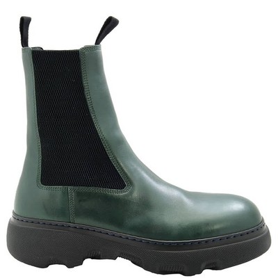 Burberry Creeper Leather Chelsea Boots