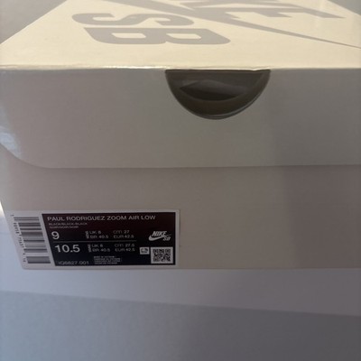 Nike SB Paul Rodriguez Zoom Air  Black Men's US 9