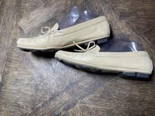 Antonio Melani tan/beige Stockton loafer leather women s size 8