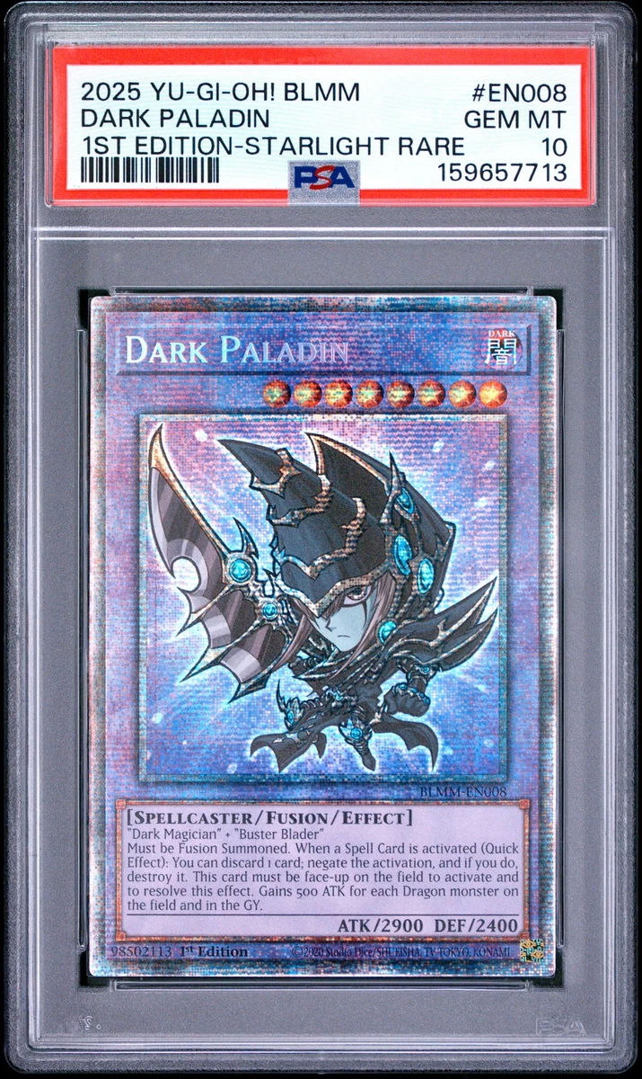 Dark Paladin Yu-Gi-Oh! TCG Professional Sports Authenticator (PSA