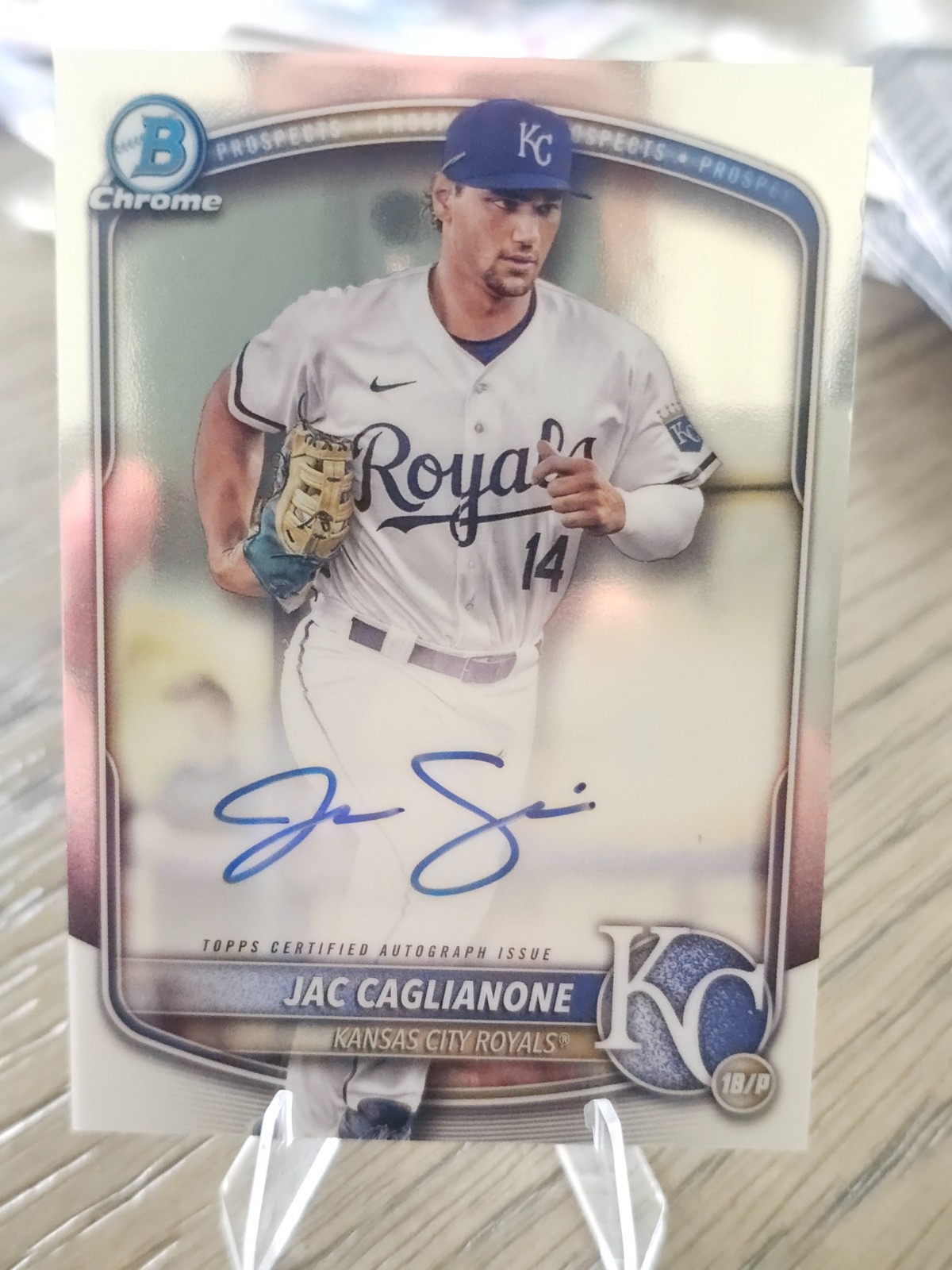 2025 Bowman - Chrome Prospect Autographs Jac Caglianone #CPA-JCA (AU, RC)⚾️