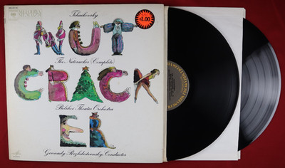 The Nutcracker - Tchaikovsky - Bolshoi - 1974 Double Vinyl LP - MG 33116 - VG+