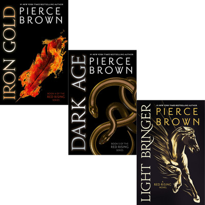 Iron Gold 3 Book Set by Pierce Brown: Iron Gold, Dark Age & Light Bringer