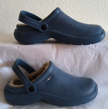 NUOVO uomo/donna GAATPOT ZOCCOLI PANTOFOLE PLUFFY taglia 8 foderato USA pelliccia sintetica impermeabile