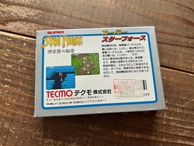 ② [FC] Famicom Super Star Force [Box /Instruction /Startup confirmed] Cassette
