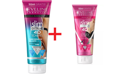 Eveline Serum Turbo Cellulite Reduktion Creme 250 ml + 4D Brustvergrößerung Seru