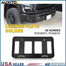 GENUINE FOR TOYOTA 14-21 TUNDRA FRONT BUMPER LICENSE PLATE BRACKET 75101-0C011