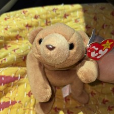 Ty Beanie Baby  Cubbie  1993, Retired, Tag Errors, PVC pellets
