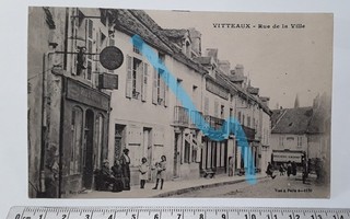 cpa 21 VITTEAUX Rue de la Ville Mécaniciens ROY Frères