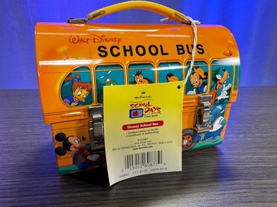 Hallmark School Days - Walt Disney School Bus Lunch Box Limited