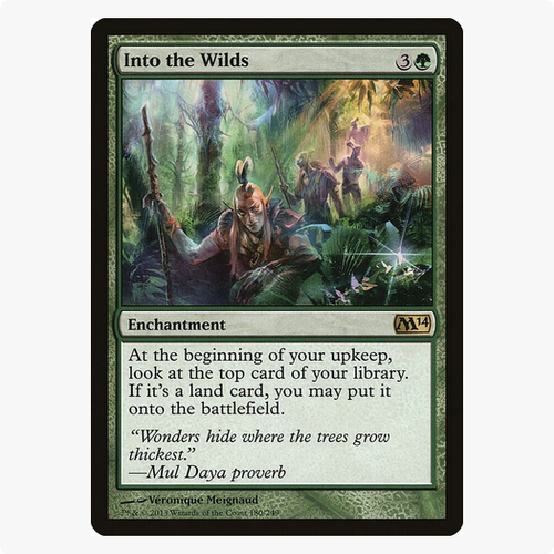 MTG Magic 2014 (M14) Into the Wilds x 1 Rare