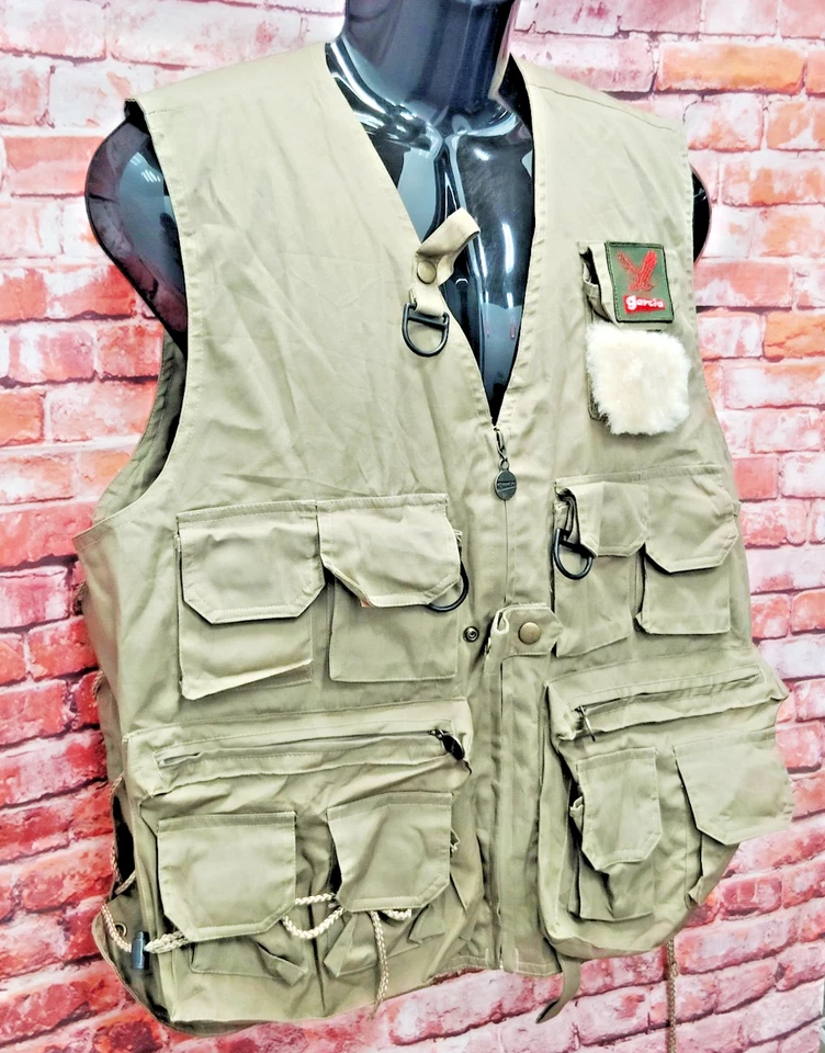 Garcia, Abu Increíble Chaleco de Pesca con Mosca con Cremallera Talla 1 Se Adapta a la mayoría con Lados con Cordones Foto 4 de 4