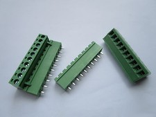 100pcs 5.08mm Close Straight 10pin Screw Terminal Block Connector Pluggable Type