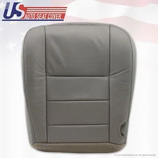 2002 to 2007 Ford F250 F350 Lariat Bottom Replacement Seat Cover Gray All Vinyl