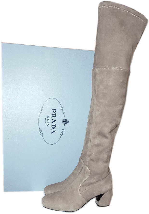 1450 Gamuza Prada Marrón Topo Stretch Sobre botas La Rodilla botas Sobre Tacón Metal Botines 37 f400be 1450 Gamuza Prada Marrón Topo Stretch Sobre botas La Rodilla botas Sobre Tacón Metal Botines 37 f400be