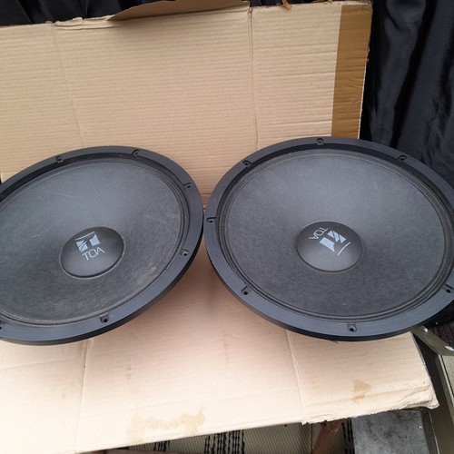 PAIR 15INCH TOA SPEAKERS eBay