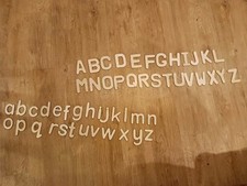 Wooden Letters Alphabet x2 Lower And Upper Case