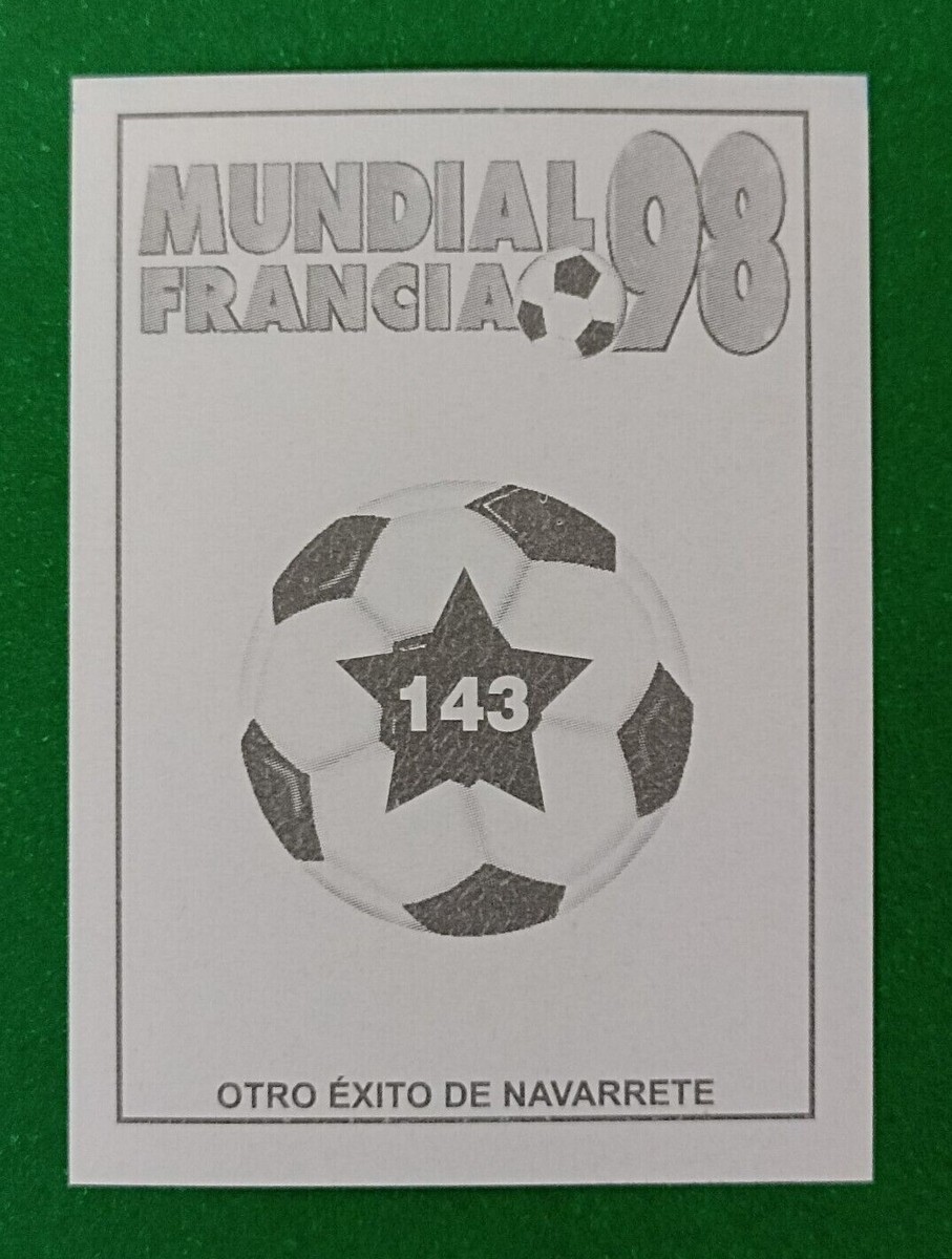 1998 Navarrete France World Cup FIFA #143 BIXENTE LIZARAZU
