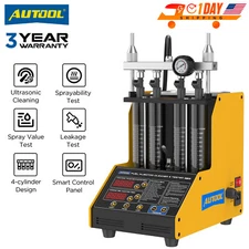 CT150 Fuel Injector Cleaning Machine Ultrasonic 4 Cylinders Nozzle Tester Kit