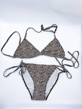 Chuns Floral Triangle String Bikini Set Size Small/Medium Two Piece Bathing Suit