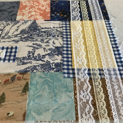 Journey Fabric & Lace Bundle Slow Stitching Junk Journal Book Binding Quilting - Picture 8 of 9