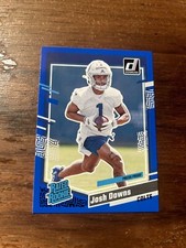 2023 Panini Donruss Josh Downs Rated Rookie Blue Press Proof SP #345