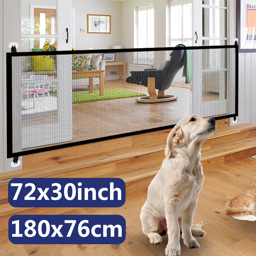 magic gate portable folding safe guard for pets