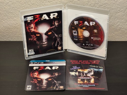 Sony Playstation 3 FEAR 1 2 & 3 PS3 Horror Game Collection Trilogy Complete CIB - Picture 9 of 10