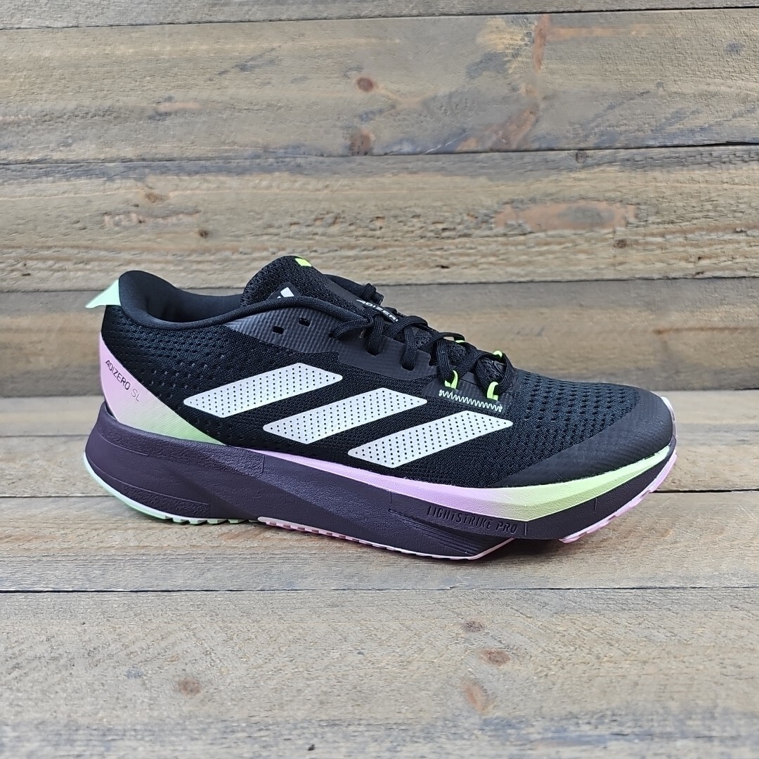 adidas Adizero SL Women's Running Shoe Black Zero Metallic Green